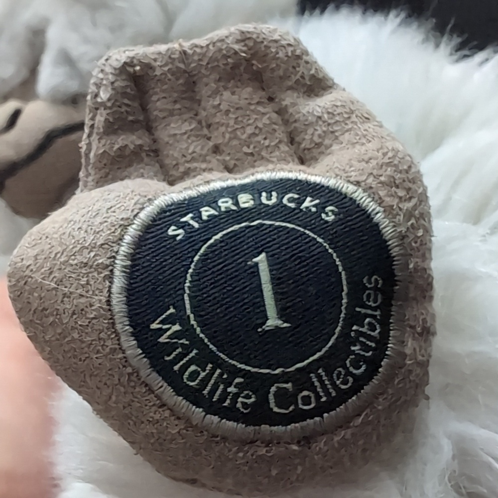Starbucks 1 Edition Wildlife Collection Soft Plush Mangabey Monkey. - Picture 7 of 8